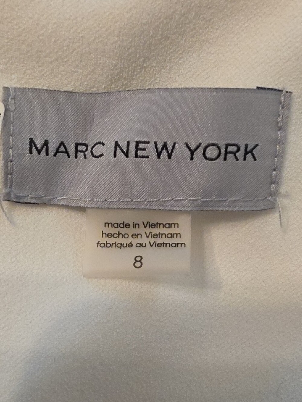 Marc New York Beige, White and Light Pink Colorblock Sheath Dress - Picture 2 of 6